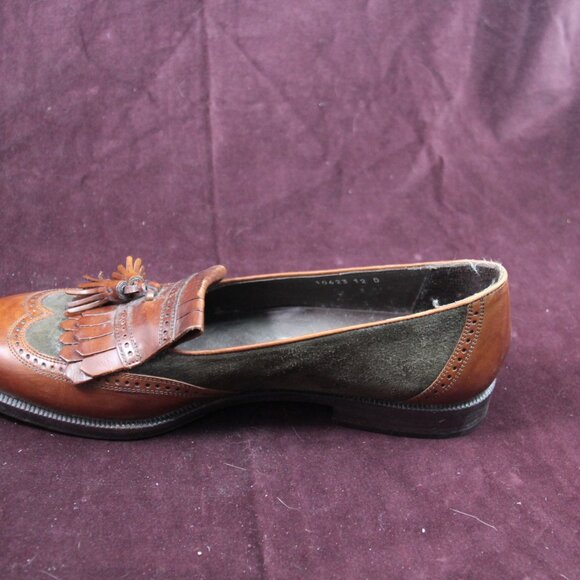 Cole Hahn Leather and Suede Tassel Loafers main image 7